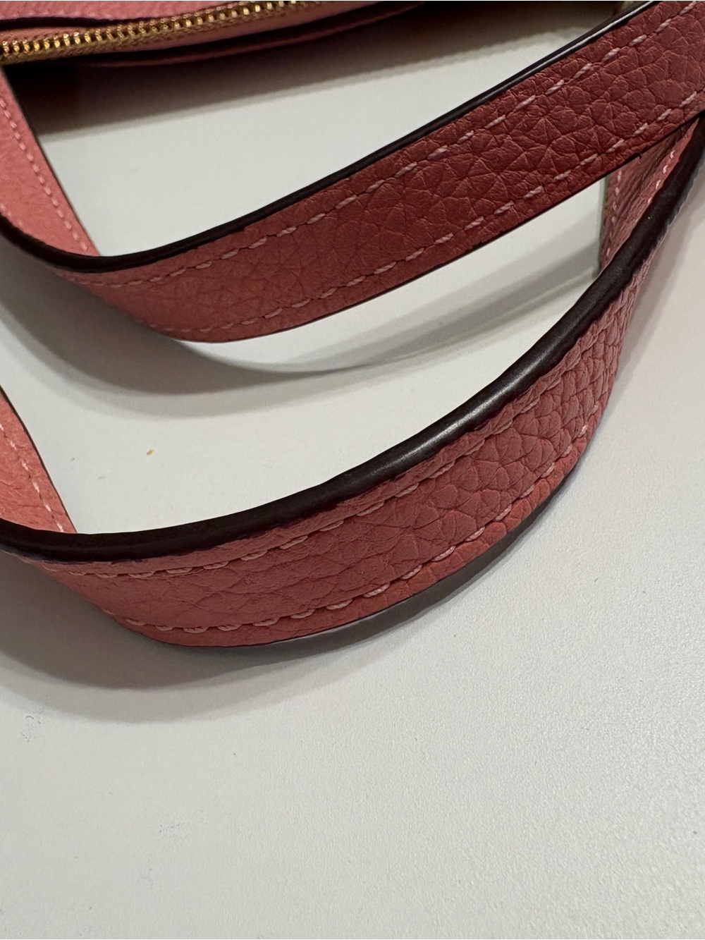 Coach Kelsey Pink Pebbled Leather Satchel with Gold Hardware - Picture 12 of 12